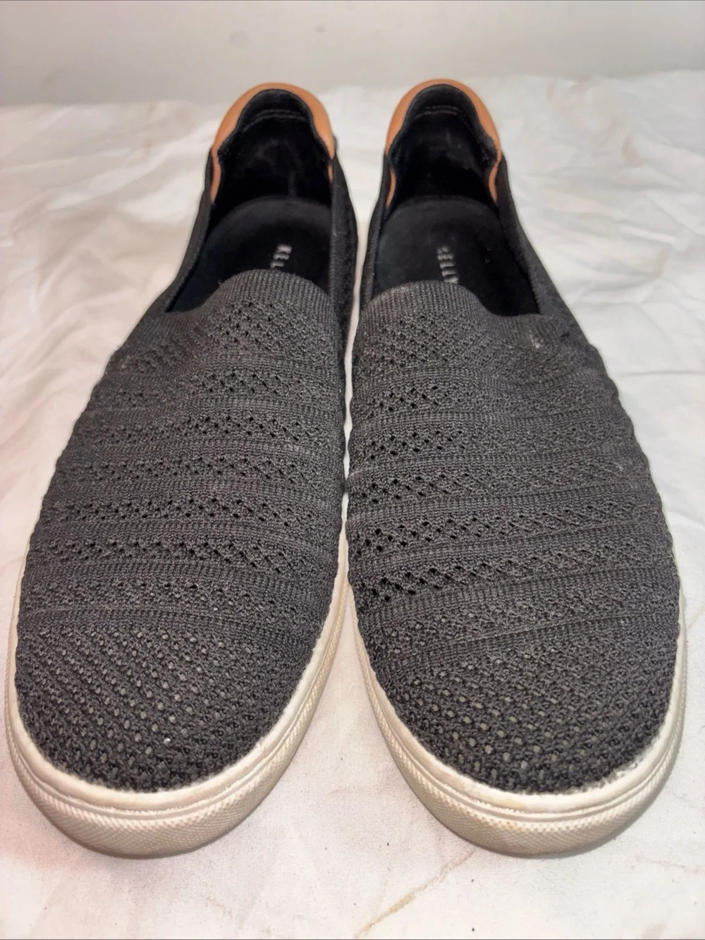 Kelly & Katie Men's Black Slip-On Knit Sneakers. 7/19